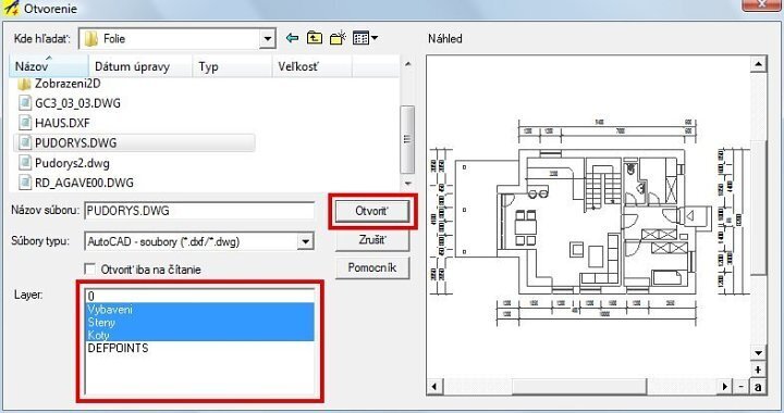 DWG/DXF import