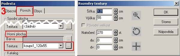 Obr. 3 - Nastavení rozměrů Obr. 3 – Nastavení rozměrů